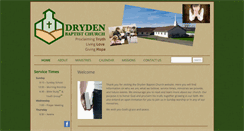 Desktop Screenshot of drydenbaptist.org