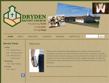 Tablet Screenshot of drydenbaptist.org